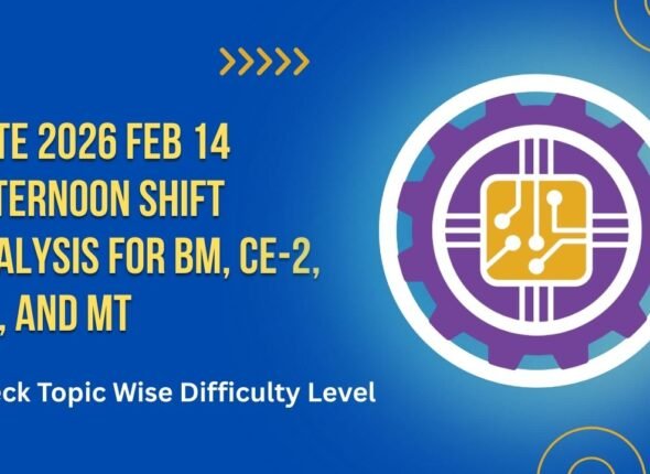 GATE 2026 Feb 14 Afternoon Shift Analysis