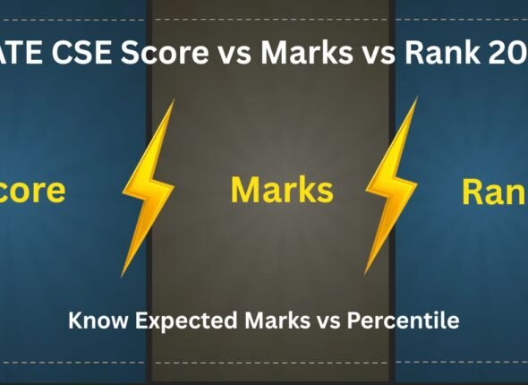GATE CSE Score vs Marks vs Rank 2026